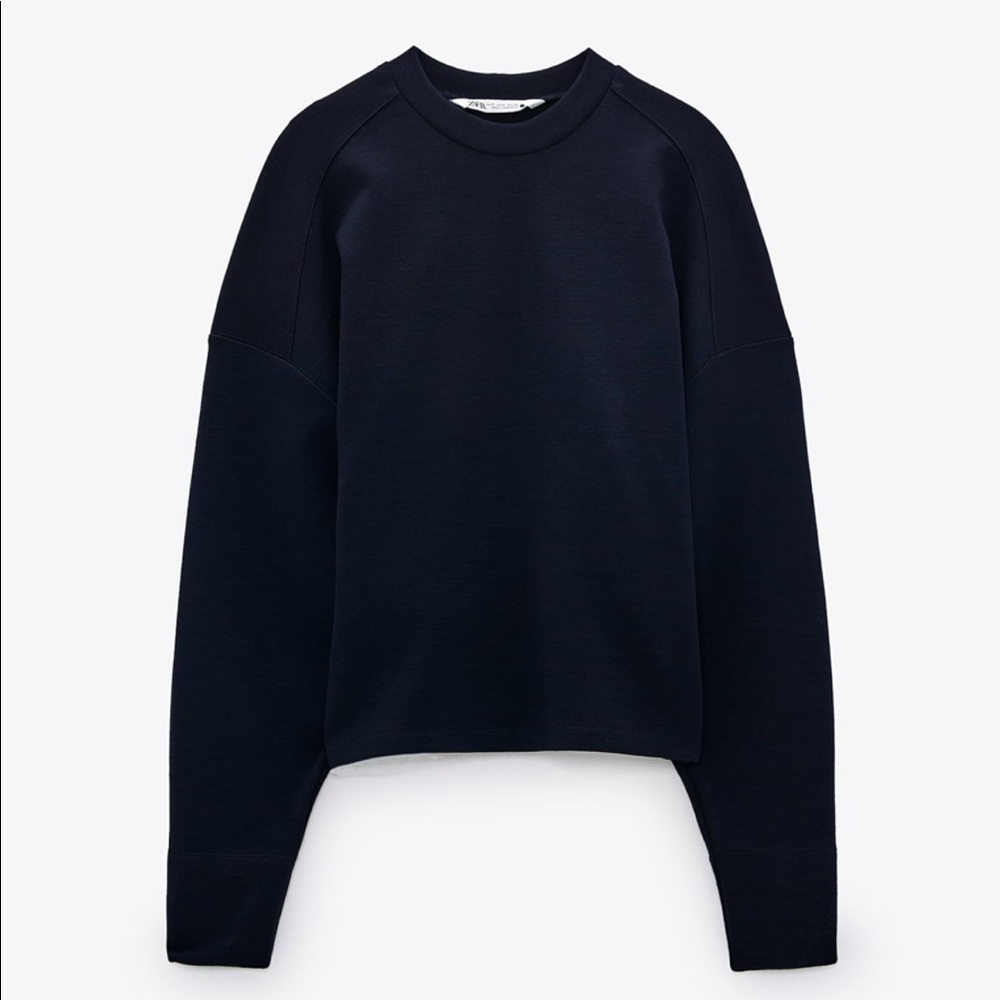 ZARA Wool Black Limited Edition Top Size S